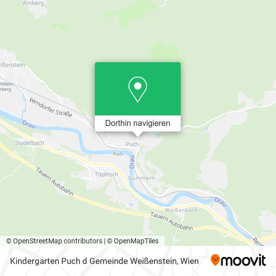 Kindergarten Puch d Gemeinde Weißenstein Karte