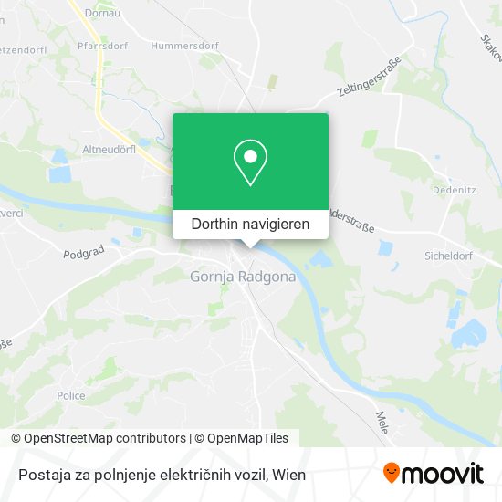 Postaja za polnjenje električnih vozil Karte
