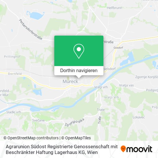 Agrarunion Südost Registrierte Genossenschaft mit Beschränkter Haftung Lagerhaus KG Karte
