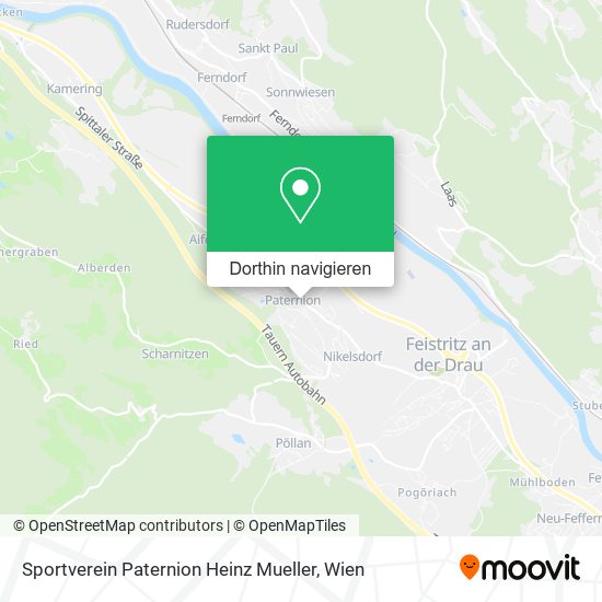 Sportverein Paternion Heinz Mueller Karte
