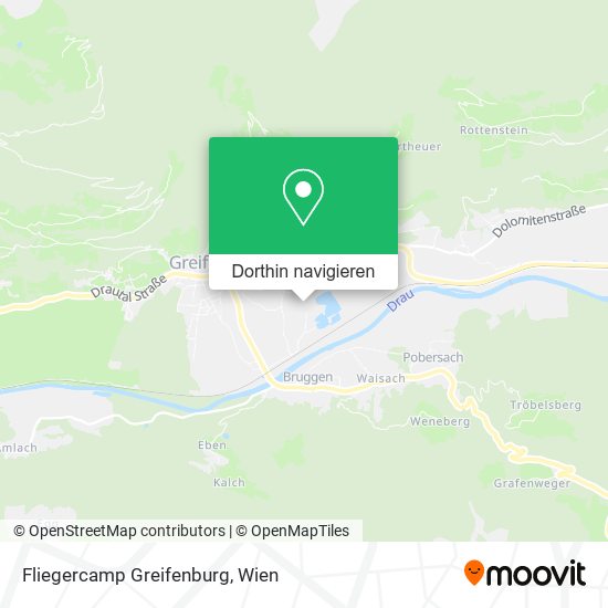 Fliegercamp Greifenburg Karte