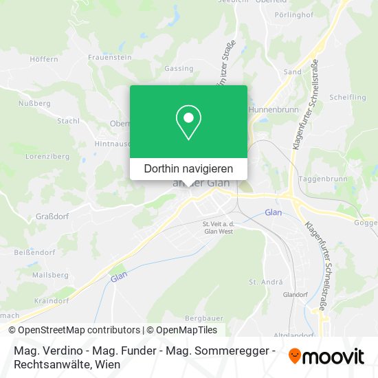 Mag. Verdino - Mag. Funder - Mag. Sommeregger - Rechtsanwälte Karte