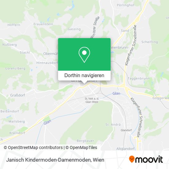 Janisch Kindermoden-Damenmoden Karte