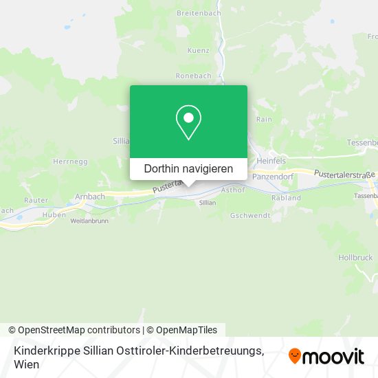 Kinderkrippe Sillian Osttiroler-Kinderbetreuungs Karte