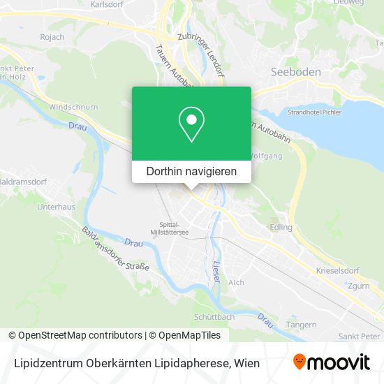Lipidzentrum Oberkärnten Lipidapherese Karte