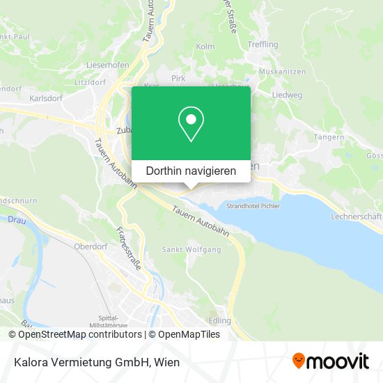 Kalora Vermietung GmbH Karte