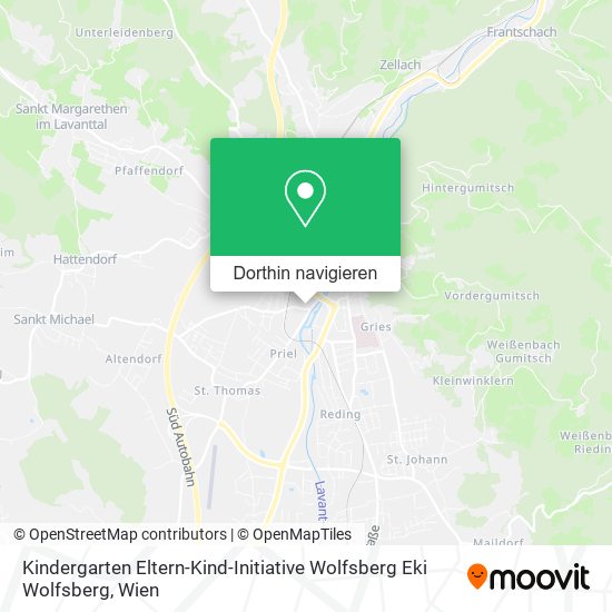 Kindergarten Eltern-Kind-Initiative Wolfsberg Eki Wolfsberg Karte