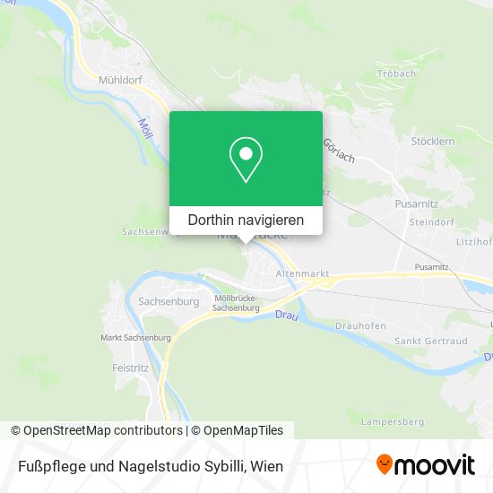 Fußpflege und Nagelstudio Sybilli Karte