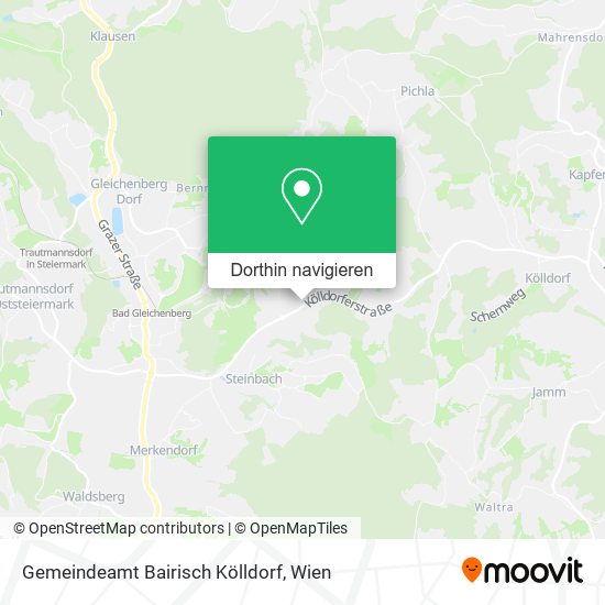 Gemeindeamt Bairisch Kölldorf Karte