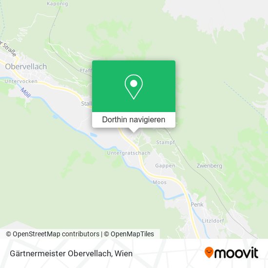 Gärtnermeister Obervellach Karte