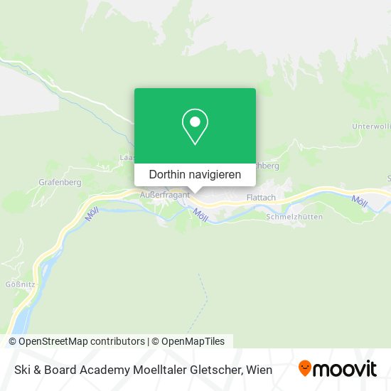 Ski & Board Academy Moelltaler Gletscher Karte