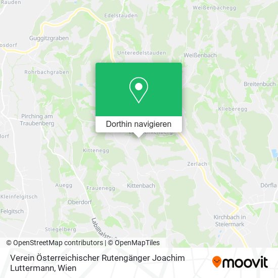 Verein Österreichischer Rutengänger Joachim Luttermann Karte