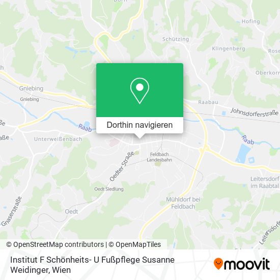 Institut F Schönheits- U Fußpflege Susanne Weidinger Karte