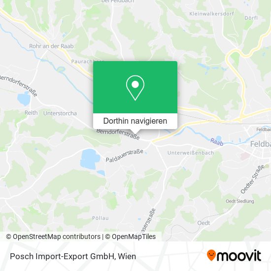 Posch Import-Export GmbH Karte