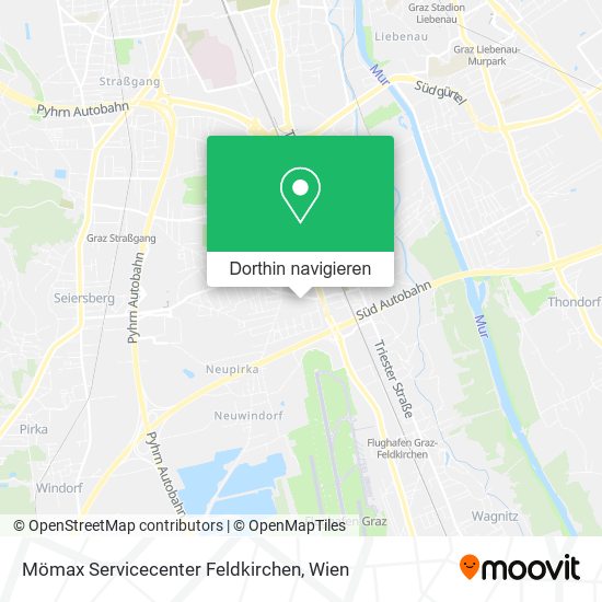 Mömax Servicecenter Feldkirchen Karte