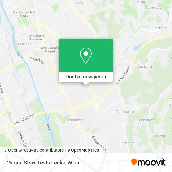 Magna Steyr Teststrecke Karte