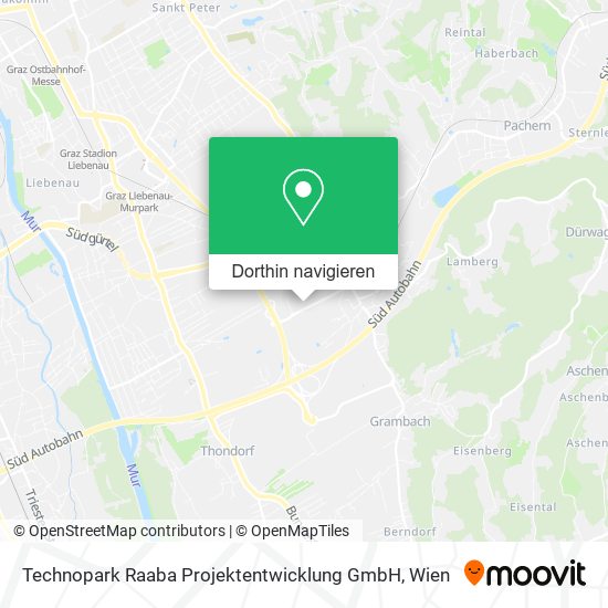 Technopark Raaba Projektentwicklung GmbH Karte