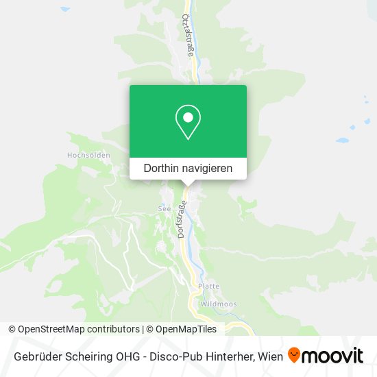 Gebrüder Scheiring OHG - Disco-Pub Hinterher Karte