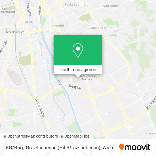 BG / Borg Graz-Liebenau (Hib-Graz-Liebenau) Karte
