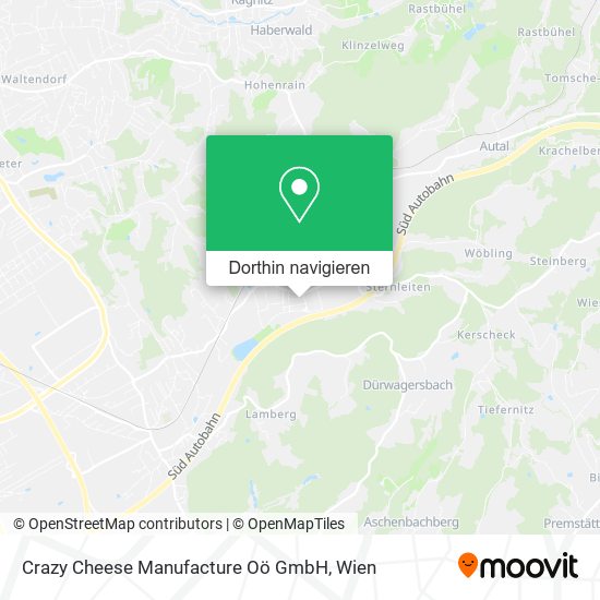 Crazy Cheese Manufacture Oö GmbH Karte