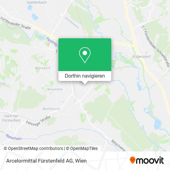 Arcelormittal Fürstenfeld AG Karte