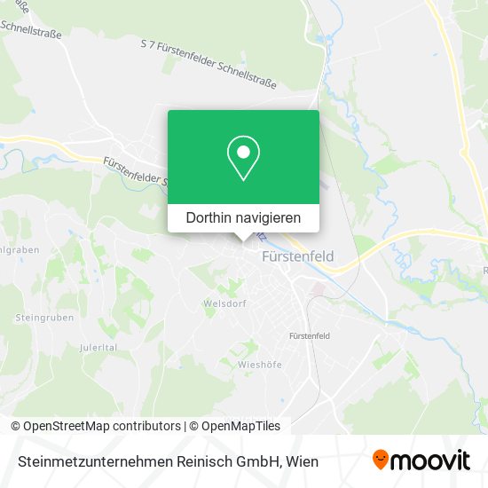 Steinmetzunternehmen Reinisch GmbH Karte