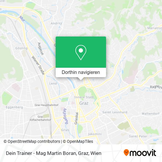 Dein Trainer - Mag Martin Boran, Graz Karte