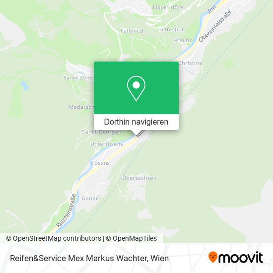 Reifen&Service Mex Markus Wachter Karte