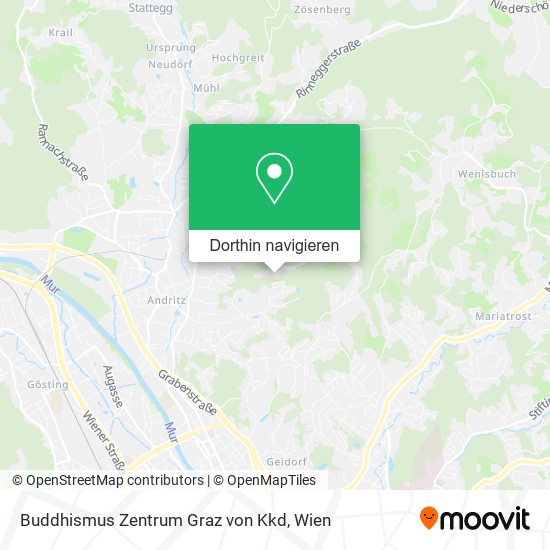 Buddhismus Zentrum Graz von Kkd Karte