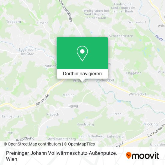 Preininger Johann Vollwärmeschutz-Außenputze Karte