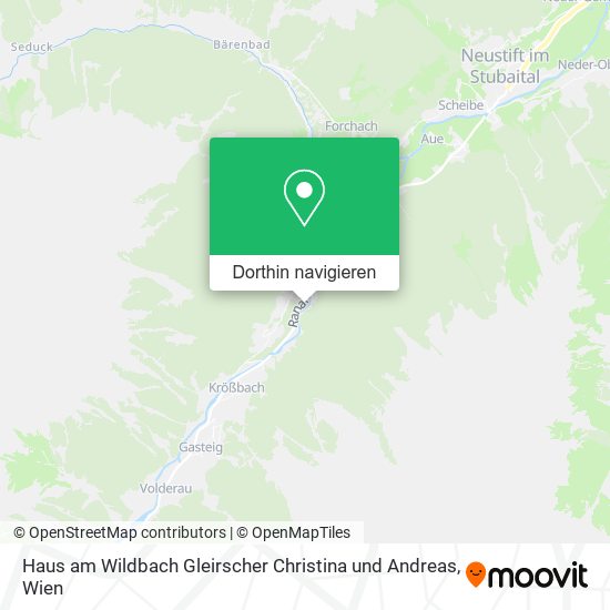 Haus am Wildbach Gleirscher Christina und Andreas Karte