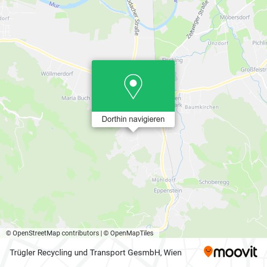 Trügler Recycling und Transport GesmbH Karte