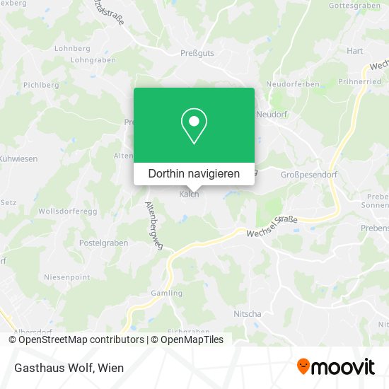 Gasthaus Wolf Karte