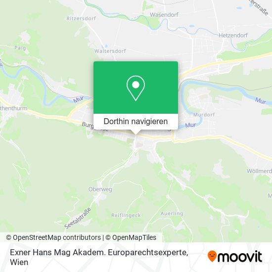 Exner Hans Mag Akadem. Europarechtsexperte Karte