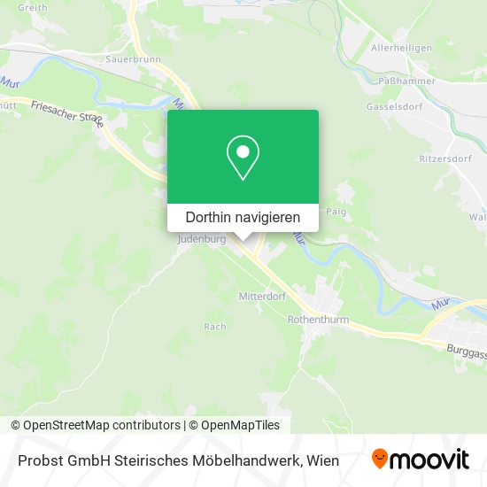 Probst GmbH Steirisches Möbelhandwerk Karte