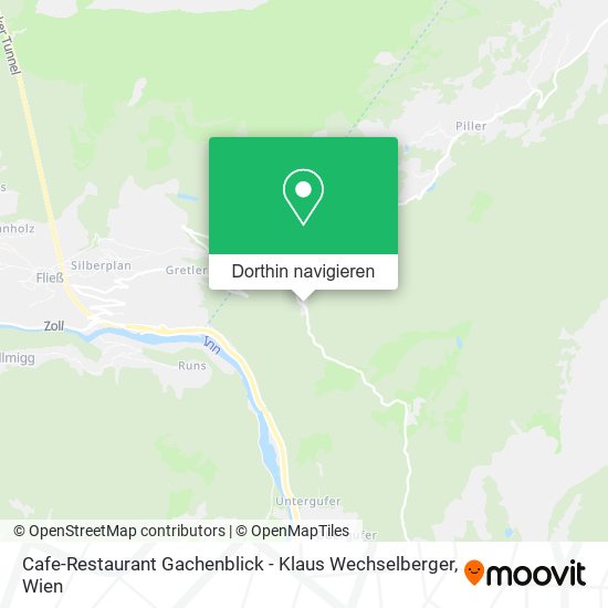 Cafe-Restaurant Gachenblick - Klaus Wechselberger Karte