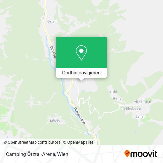 Camping Ötztal-Arena Karte