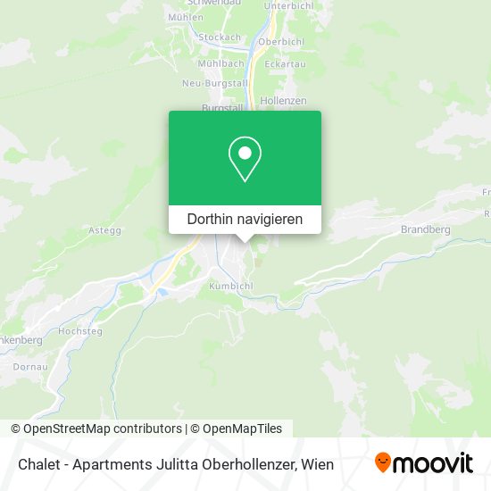 Chalet - Apartments Julitta Oberhollenzer Karte