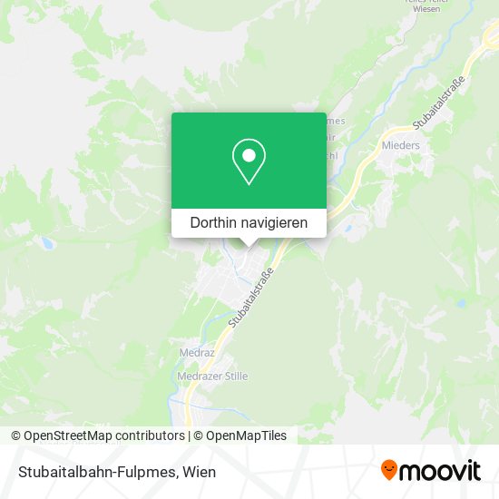 Stubaitalbahn-Fulpmes Karte