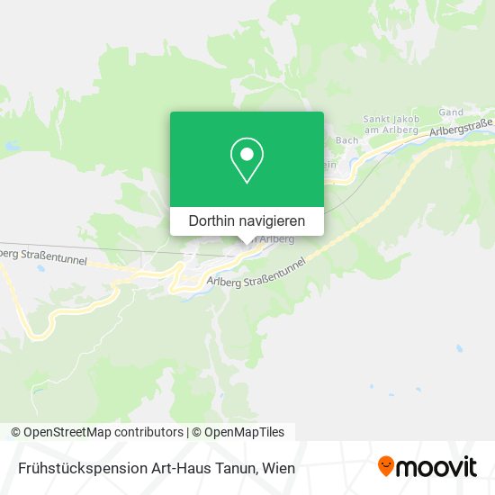 Frühstückspension Art-Haus Tanun Karte