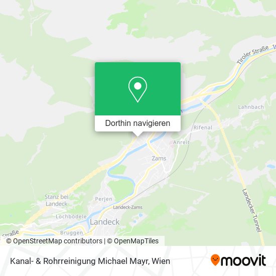Kanal- & Rohrreinigung Michael Mayr Karte