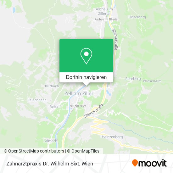 Zahnarztpraxis Dr. Wilhelm Sixt Karte