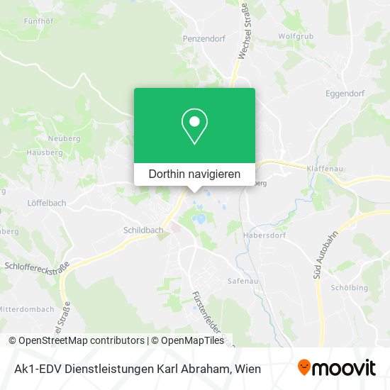 Ak1-EDV Dienstleistungen Karl Abraham Karte