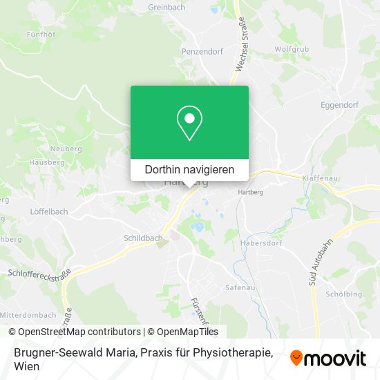 Brugner-Seewald Maria, Praxis für Physiotherapie Karte