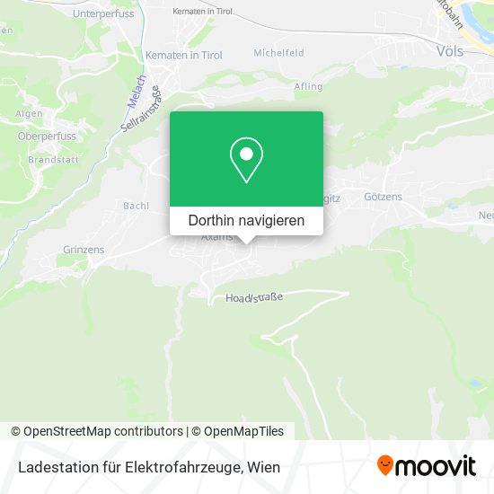 Ladestation für Elektrofahrzeuge Karte