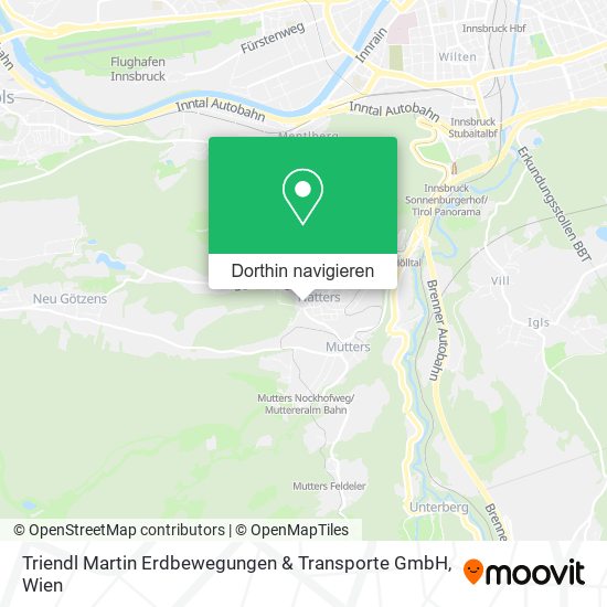 Triendl Martin Erdbewegungen & Transporte GmbH Karte