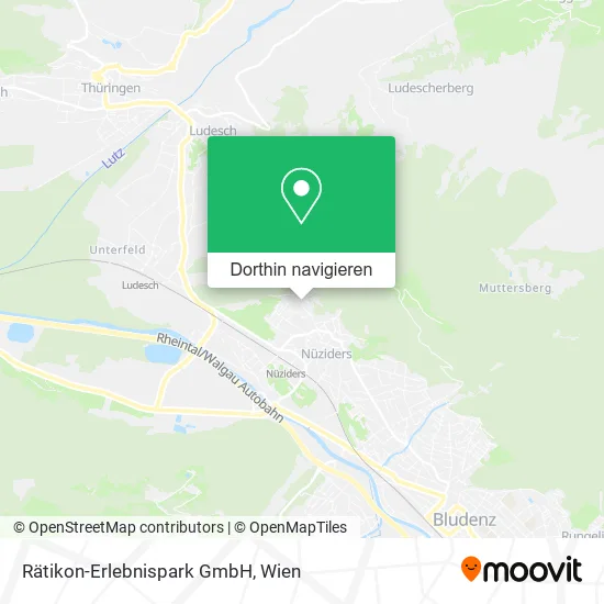 Rätikon-Erlebnispark GmbH Karte