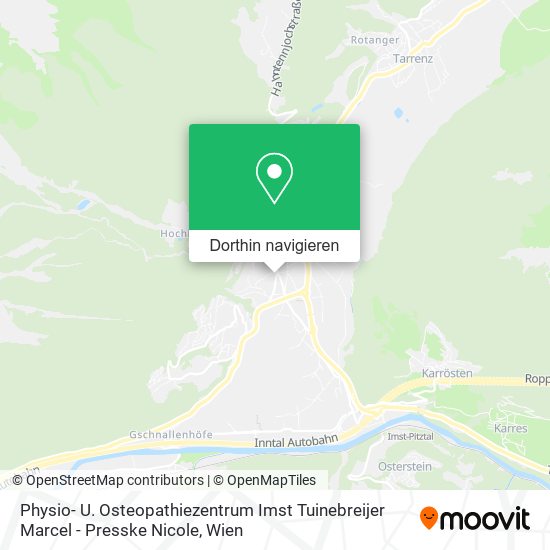Physio- U. Osteopathiezentrum Imst Tuinebreijer Marcel - Presske Nicole Karte