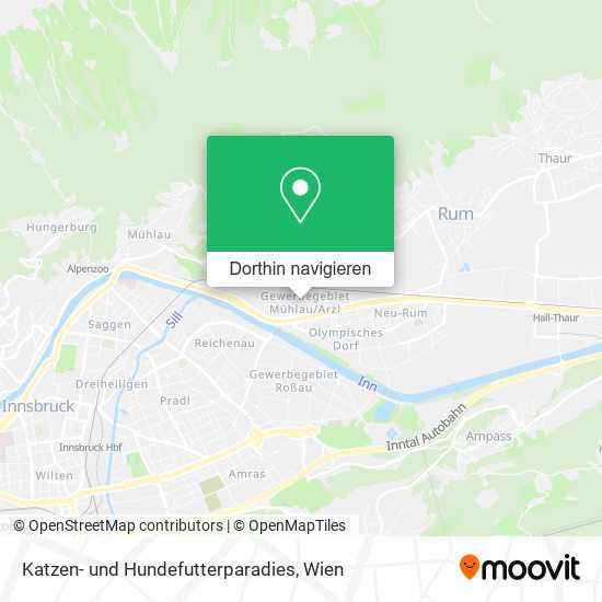 Katzen- und Hundefutterparadies Karte