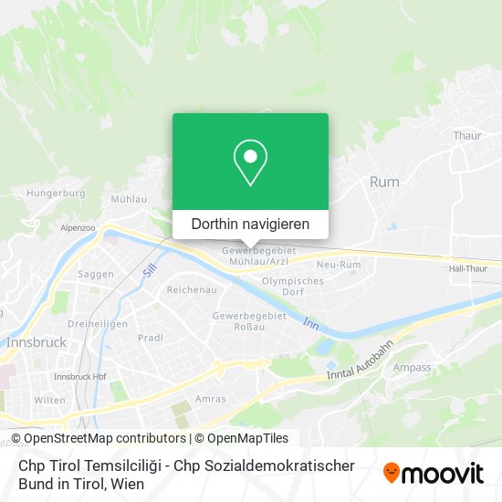 Chp Tirol Temsilciliği - Chp Sozialdemokratischer Bund in Tirol Karte